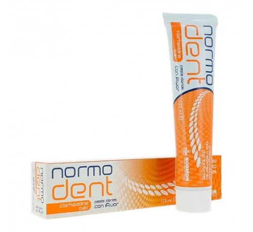 Normodent clorhexidina 0.12% pasta dental (1 envase 125 ml)