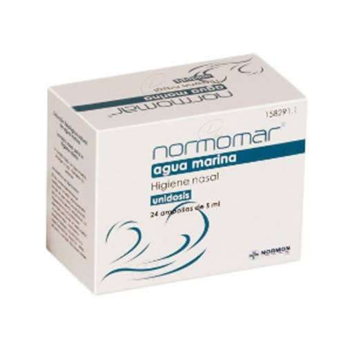 Normomar agua marina esteril limpieza nasal (5 ml 24 monodosis)