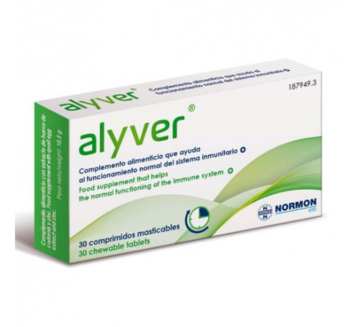 Alyver (30 comprimidos masticables)