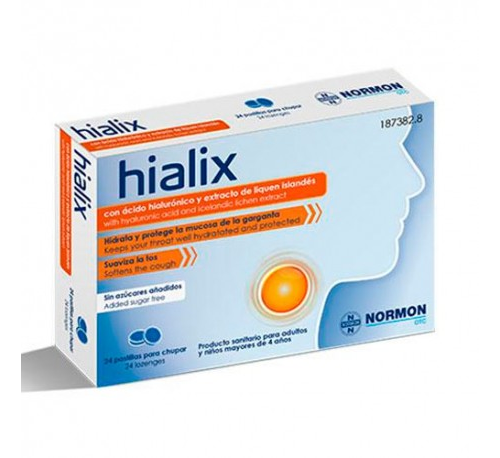Hialix (24 pastillas para chupar)