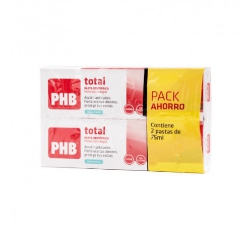 Phb total pasta dentifrica (75 ml +75 ml)