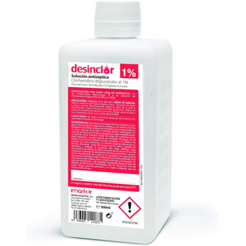 Desinclor solucion antiseptic rosa 500ml