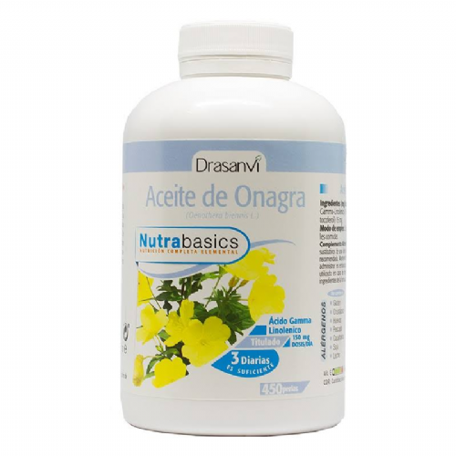 Nutrabasics aceite de onagra 450 perlas drasanvi