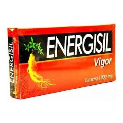 ENERGISIL GINSENG 1000MG 10AMP