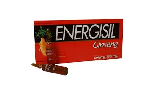 ENERGISIL GINSENG 500 MG 10AMP