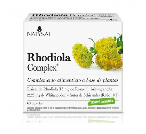 RHODIOLA COMPLEX 500 60CA NATY