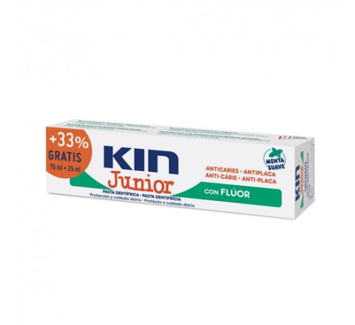 KIN PASTA JUNIOR SUAVE 75+25ML