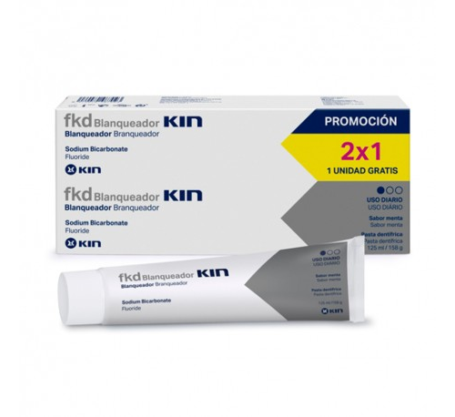 Kin fkd pasta dental blanq 125m pack 2x1