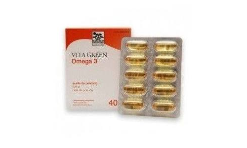 VITAGREEN OMEGA 3 40 CAPS BLAN