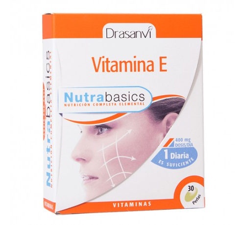 Nutrabasics vitamina e 400 mg 30 perlas drasanvi