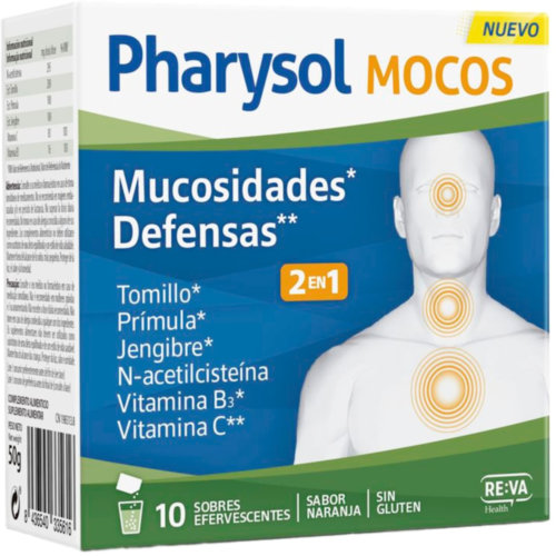 Pharysolmocos (10 sobres efervescentes)