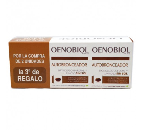 Oenobiol autobronceador (30 caps triple)