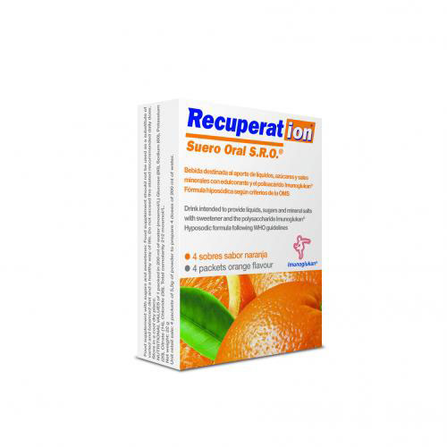 Recuperat-ion suero oral s.r.o. (4 sobres sabor naranja)