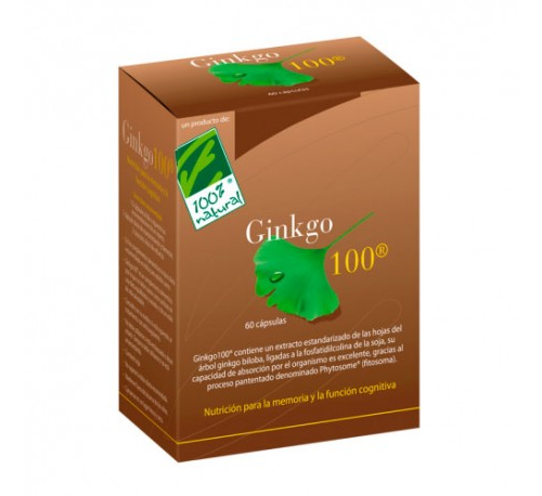 GINKGO 100 60 CAPS 100% NATURA