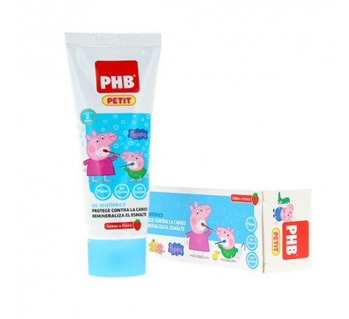 Phb petit gel dentifrico infantil (1 envase 75 ml peppa)