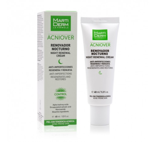 Martiderm acniover renovador nocturno (1 envase 40 ml)