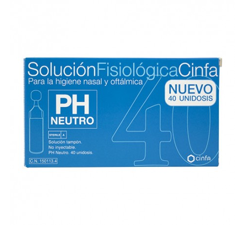 SOLUCION FISIOLOGICA CINFA 40U