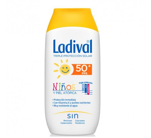 Ladival niños y piel atopica fps 50+ (200 ml)
