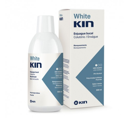 KIN WHITE ENJUAGUE 500 ML
