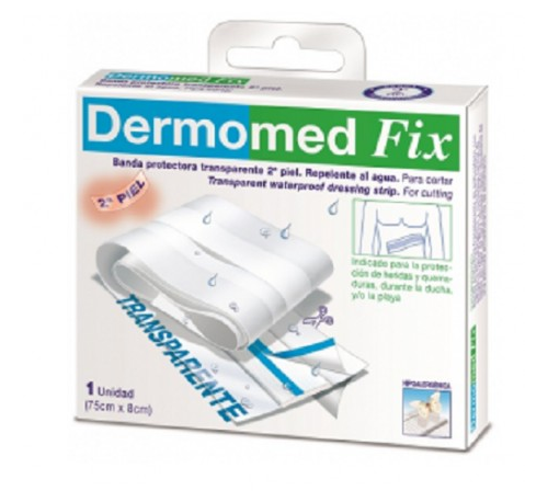 Dermomed fix segunda piel - aposito esteril (banda 75 cm x 8 cm)