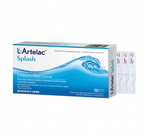 ARTELAC SPLASH 0,5ML 30 MONODO