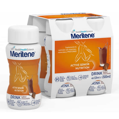 MERITENE ACTIV CHOCOLATE 4X125