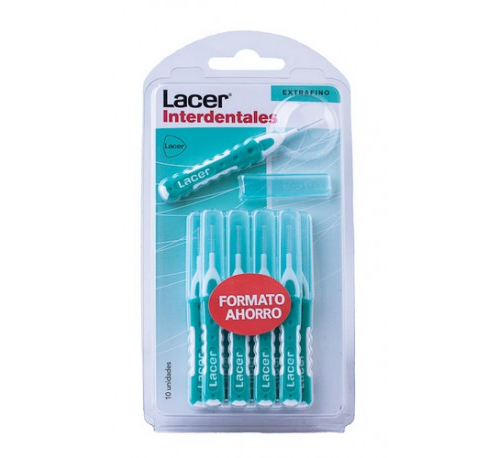 Cepillo interdental - lacer (extrafino recto 10 u)