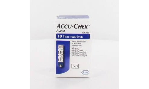 ACCU CHEK AVIVA 10 TIRAS