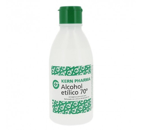 Alcohol de 70 º kern farma (250 ml)