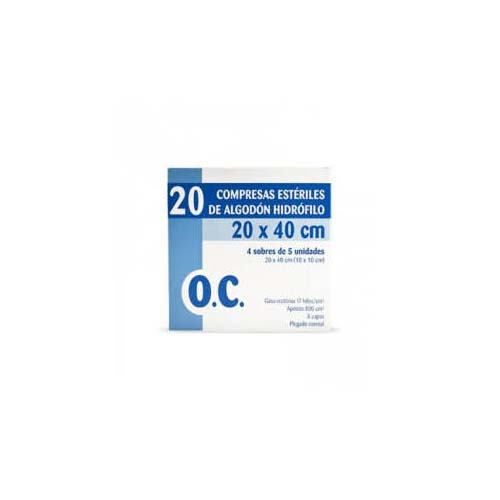OC GASA 20X40CM 5U 20 SOBRES