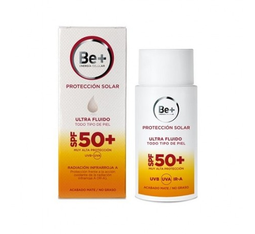 Be+ fotoprotector spf 50+ ultra fluido - proteccion solar (50 ml)