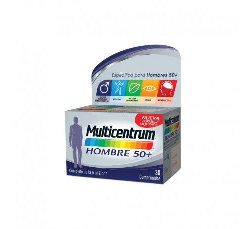 MULTICENTRUM HOMBRE 50+ 30 CO