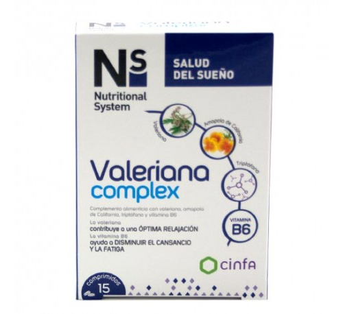 Ns valeriana complex comprimidos (15 comp)