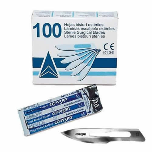 Bisturi hoja - corysan (esteril n 23)