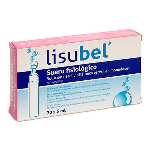 LISUBEL SUERO FISIOLOGICO MONODOSIS (MONODOSIS 5 ML 18 U)