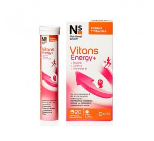 VITANS ENERGY+ COMPRIMIDOS EFERVESCENTES (20 COMP)