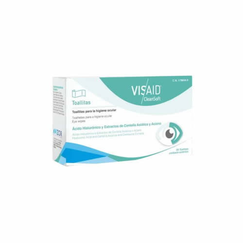 VISAID CLEAN SOFT TOALLITAS OFTALMICAS ESTERILES (20 TOALLITAS)