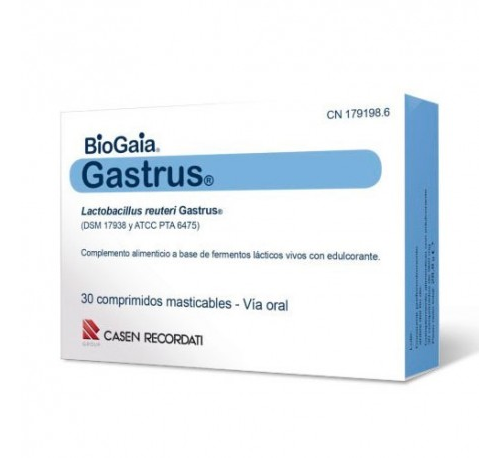 GASTRUS COMPRIMIDOS MASTICABLES (30 COMP)