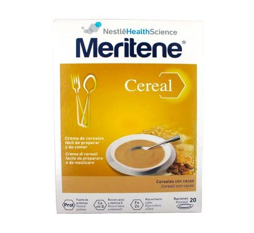 MERITENE CEREAL CEREALES CON CACAO (300 G 2 BOLSAS)