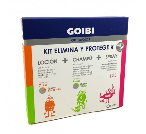 GOIBI ANTIPIOJOS ELIMINA CHAMPU + LOCION + SPRAY (KIT)