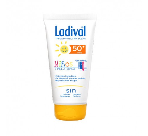 Ladival niños y piel atopica fps 50+  1 envase 150 ml