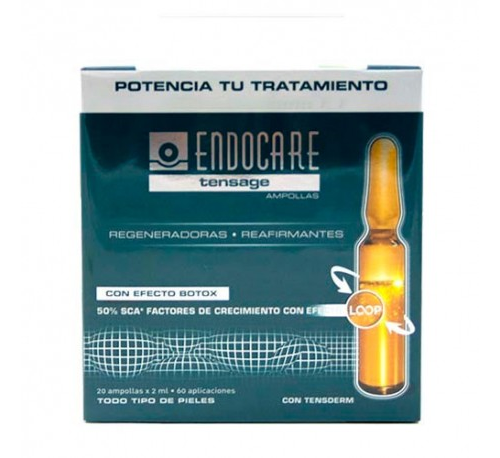 ENDOCARE TENSAGE AMPOLLAS (20 AMP 2 ML)