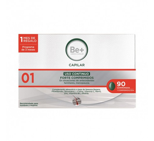 Be+ capilar uso continuo forte (90 comp)
