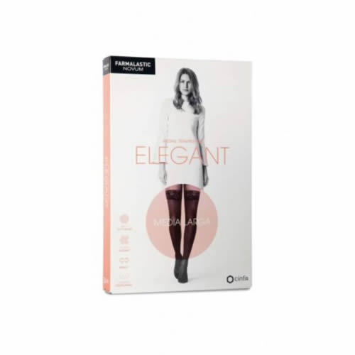 Media larga (a-f) comp ligera - farmalastic novum elegant (caviar t- 0)