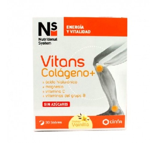 Ns vitans colageno+ (30 sobres vainilla)