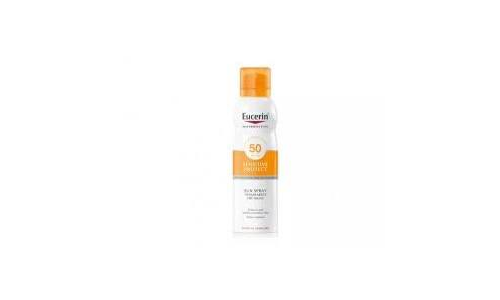 Eucerin sun protection 50 spray transparente - dry touch sensitive protect (200 ml)