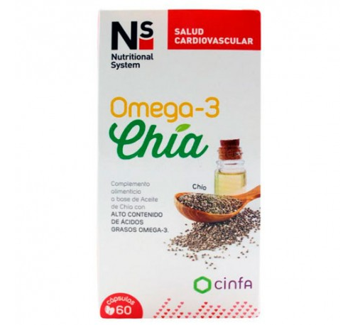 Ns omega 3 chia (60 caps)