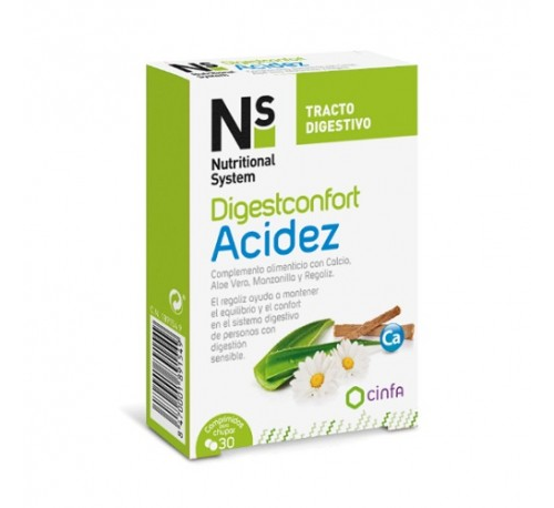 Ns digestconfort acidez (30 comprimidos para chupar)