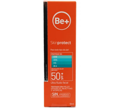 Be+ skin protect ultrafluido facial spf50+ (50 ml)