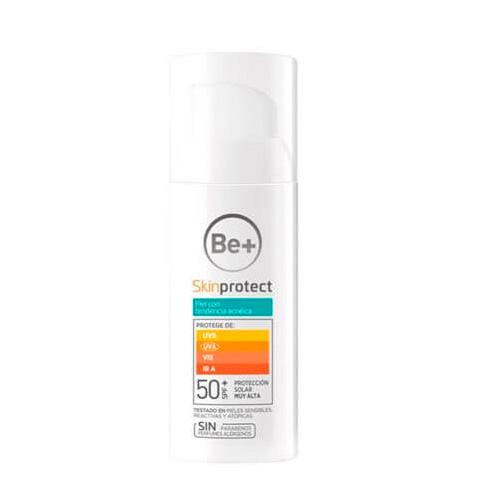 Be+ skin protect piel con tendencia acneica spf50+ (50 ml)
